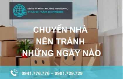 Chuyển nhà nên tránh những ngày nào bạn biết không?